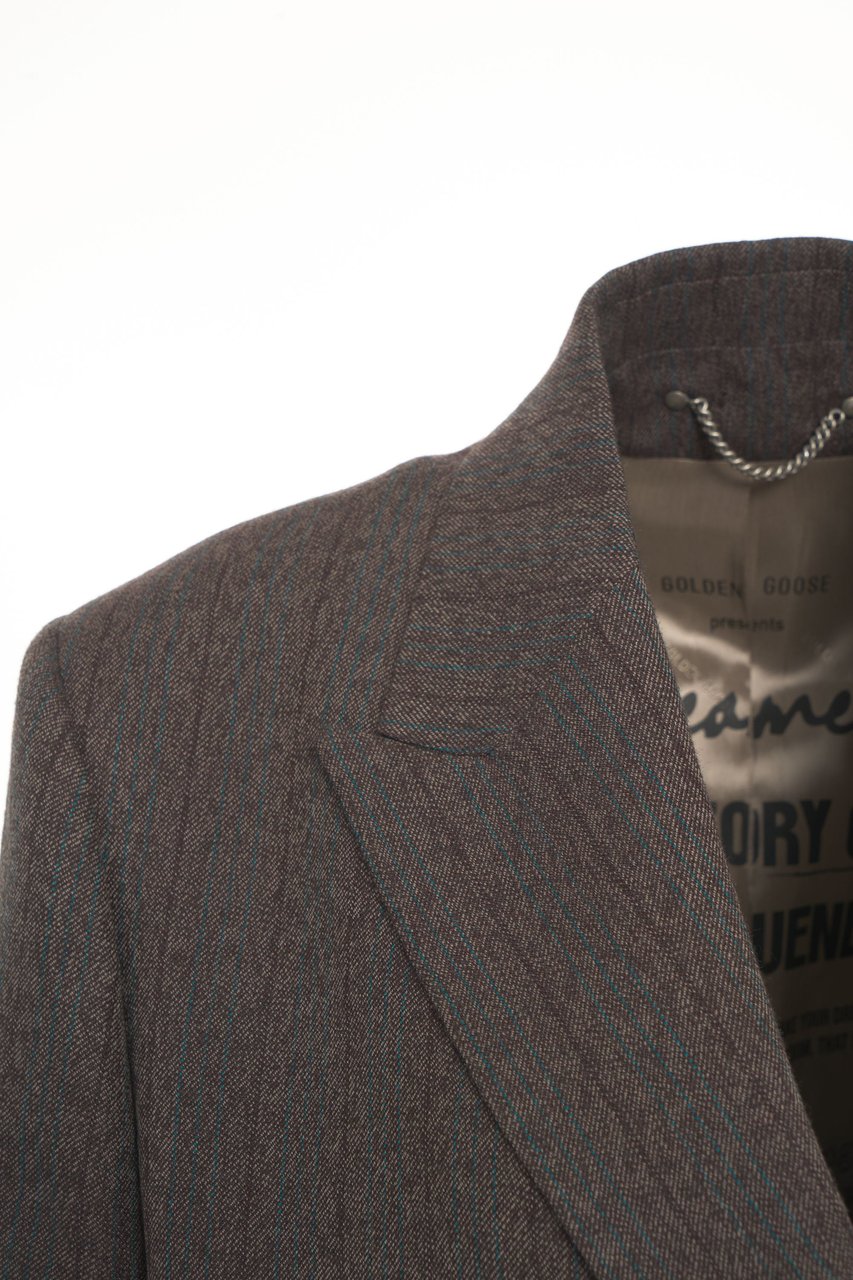 Golden Goose Pinstripe blazer Bruin