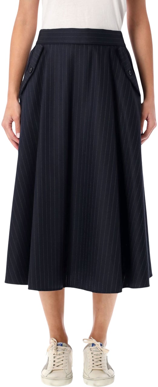 Golden Goose Journey Ws Circle Skirt Blauw