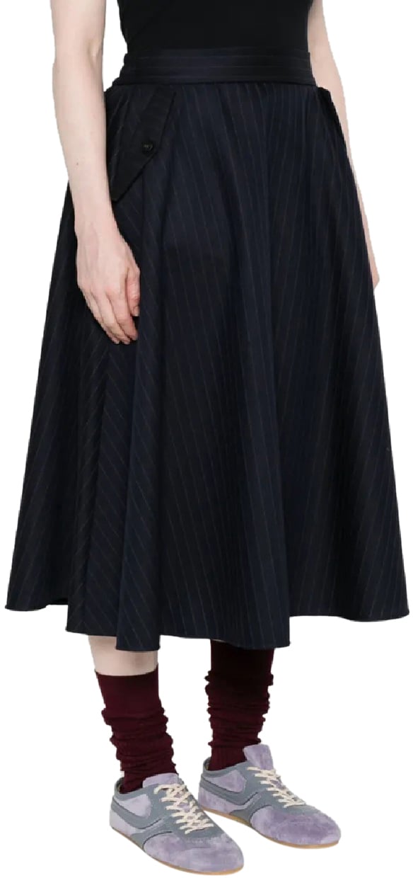 Golden Goose Journey Ws Circle Skirt Blauw