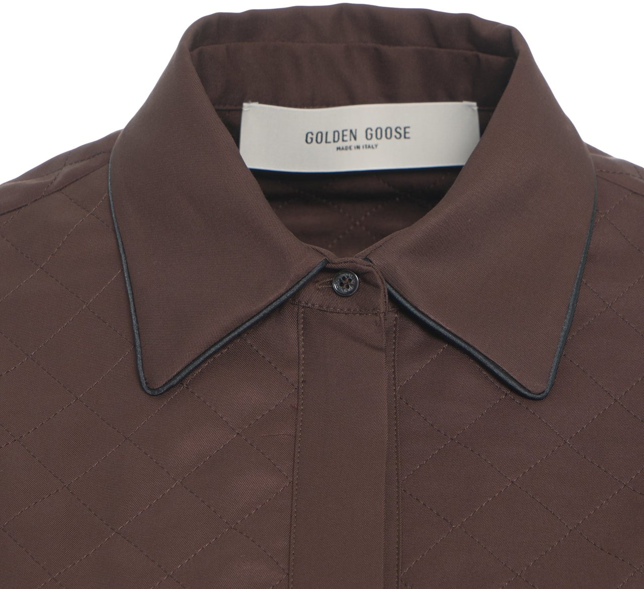 Golden Goose Blouse with quilted details Bruin