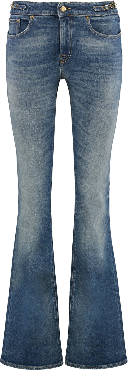 Golden Goose Bootcut jeans with vintage wash Blauw