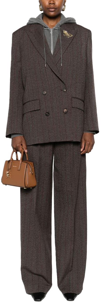 Golden Goose Trousers Brown Bruin