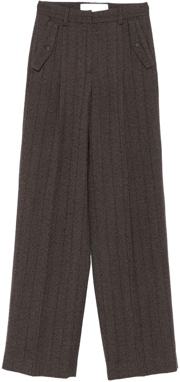 Golden Goose Trousers Brown Bruin
