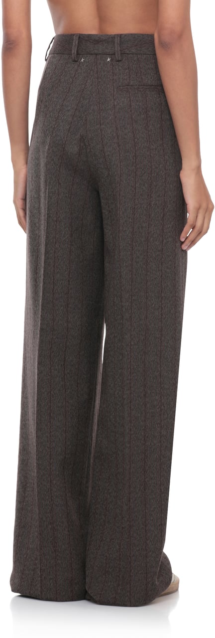 Golden Goose Trousers Brown Bruin
