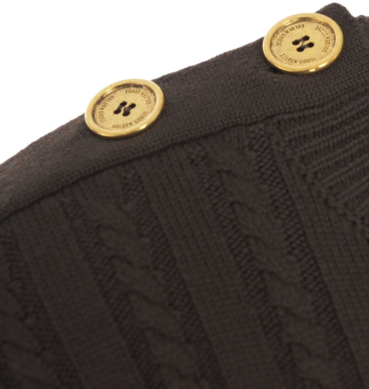 Golden Goose Cable Knit Sweater Bruin