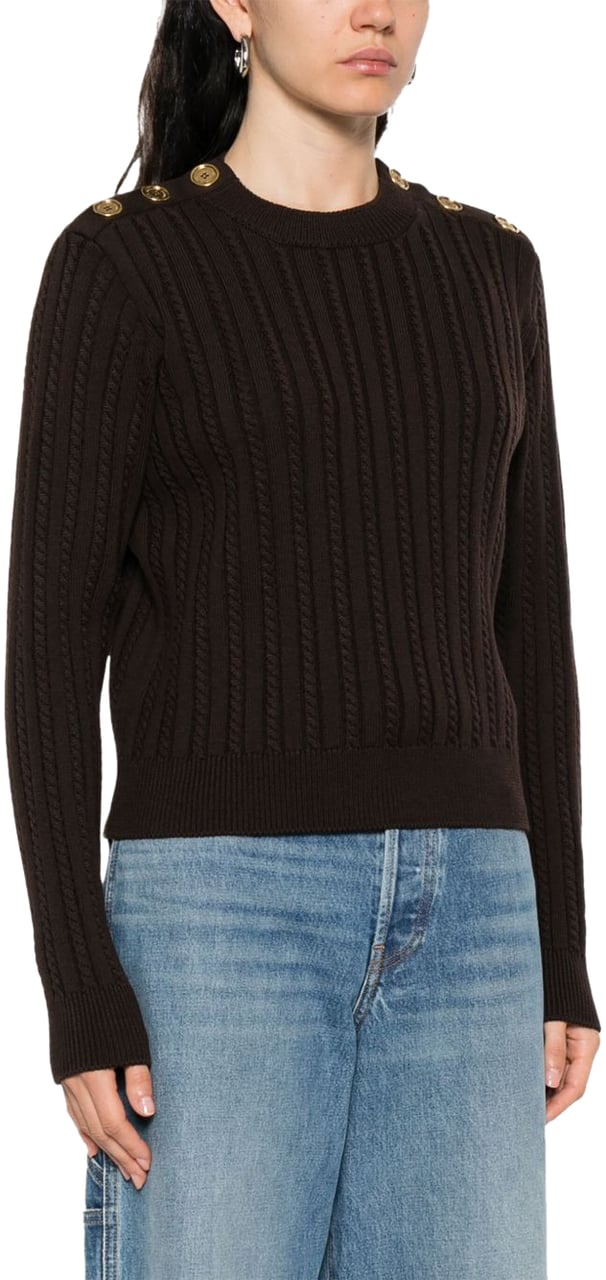 Golden Goose Sweaters Brown Bruin