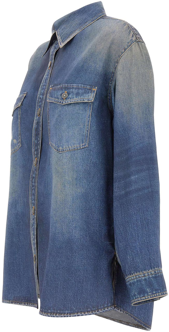 Golden Goose Shirts Blue Blauw