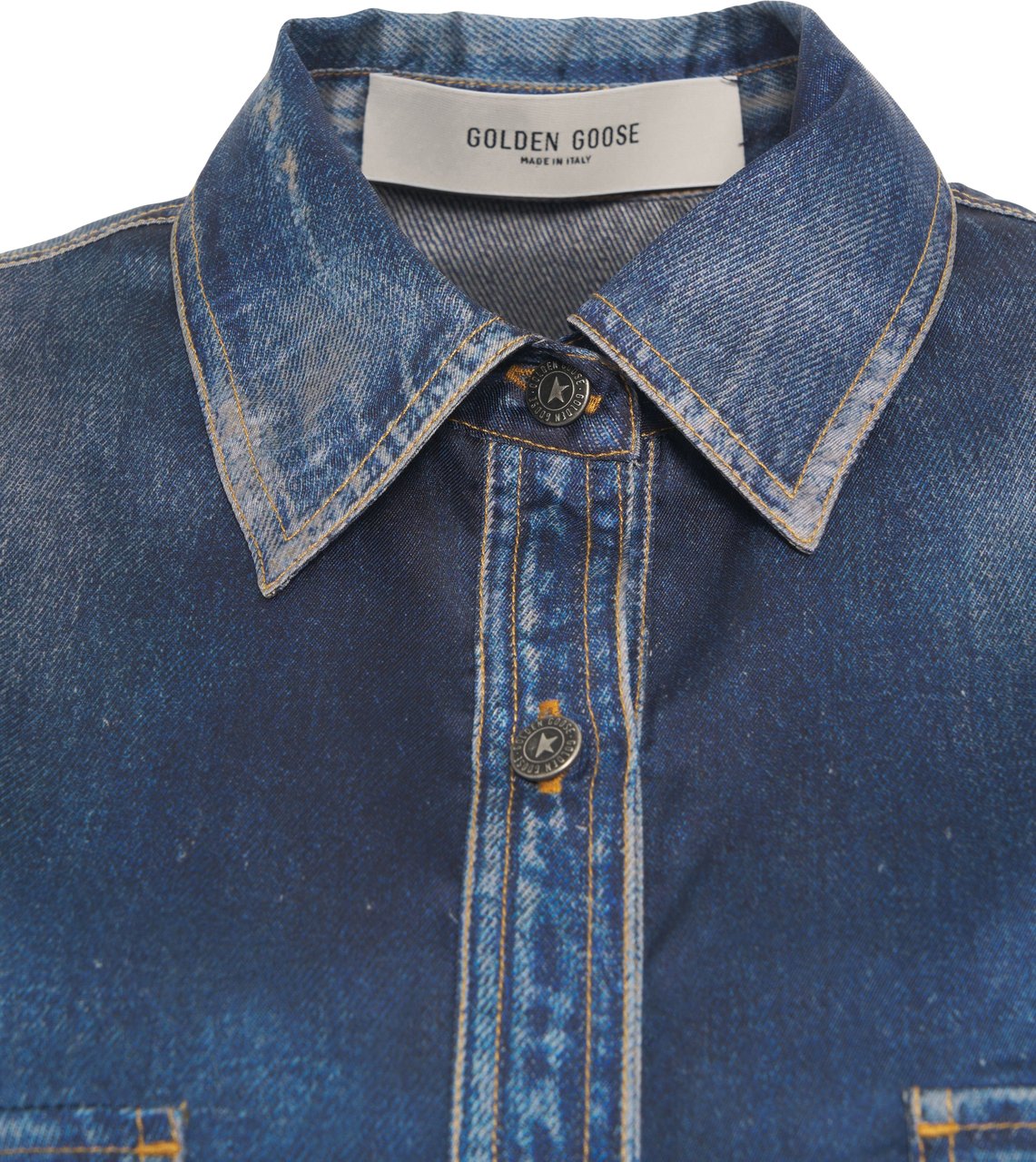 Golden Goose Shirt 'Patty Over' Blauw