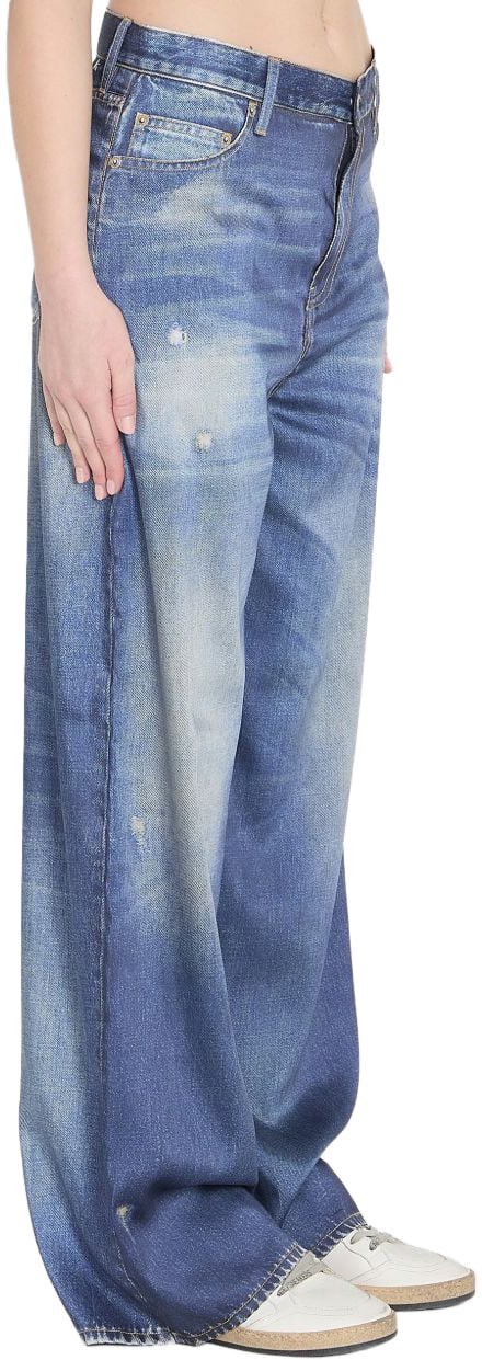 Golden Goose Jeans Navy Blauw