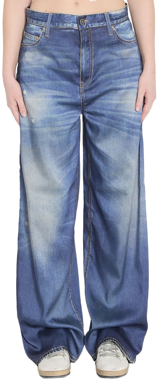 Golden Goose Jeans Blue Blauw