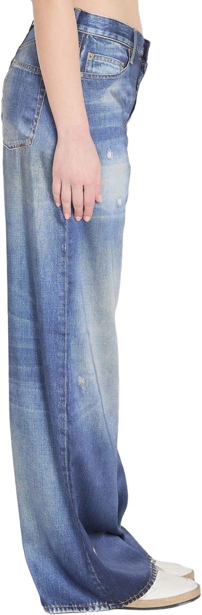 Golden Goose Jeans Blue Blauw