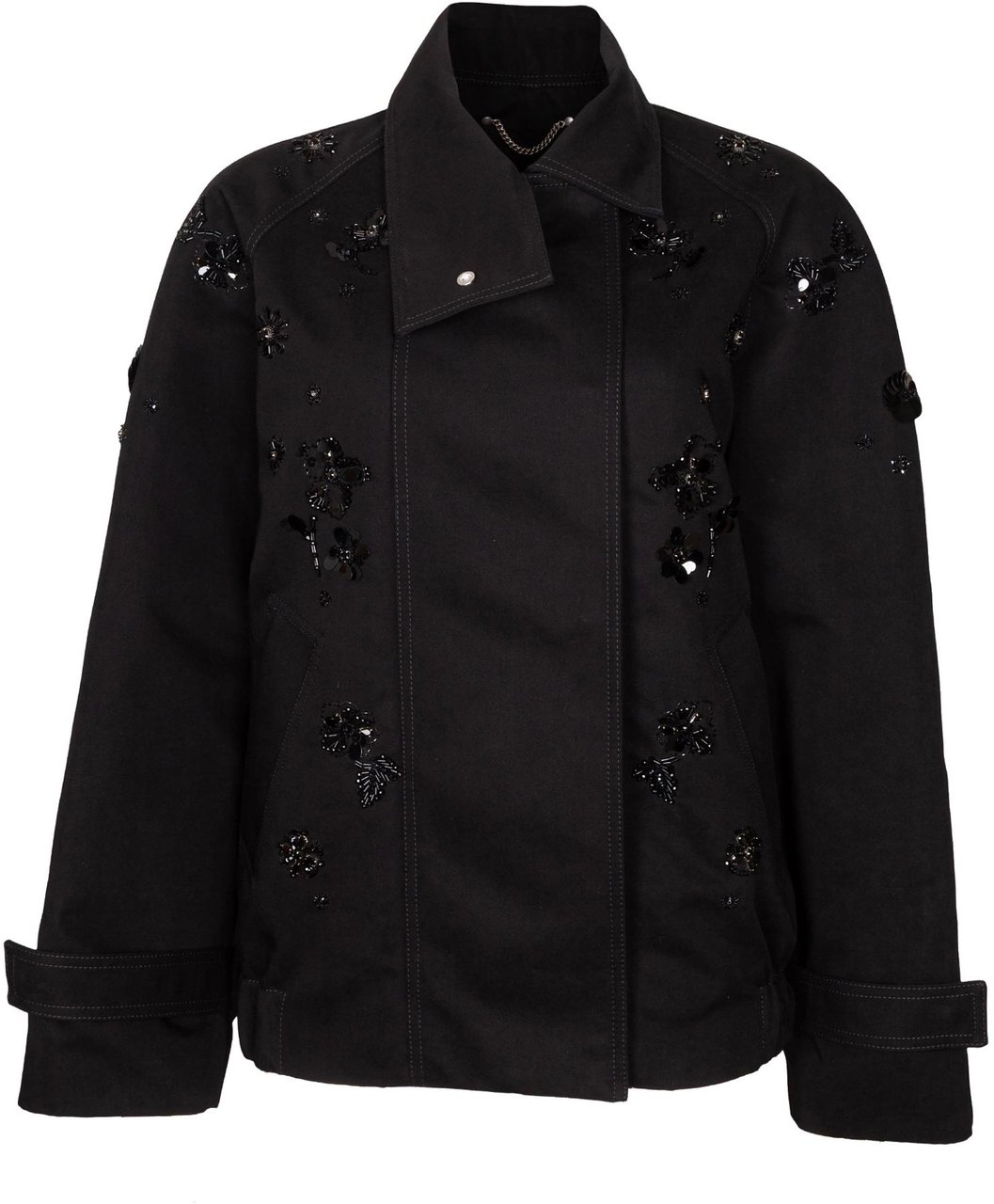 Golden Goose Golden goose journey denim jacket in black Zwart