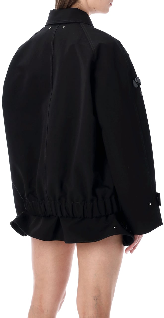 Golden Goose Caban Embroidery Nero Zwart