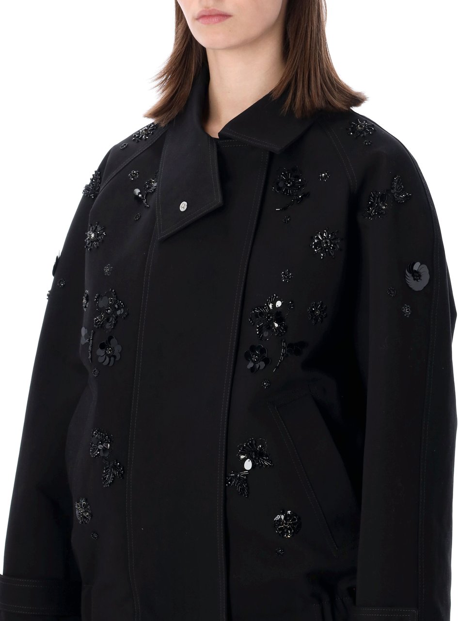 Golden Goose Caban Embroidery Nero Zwart