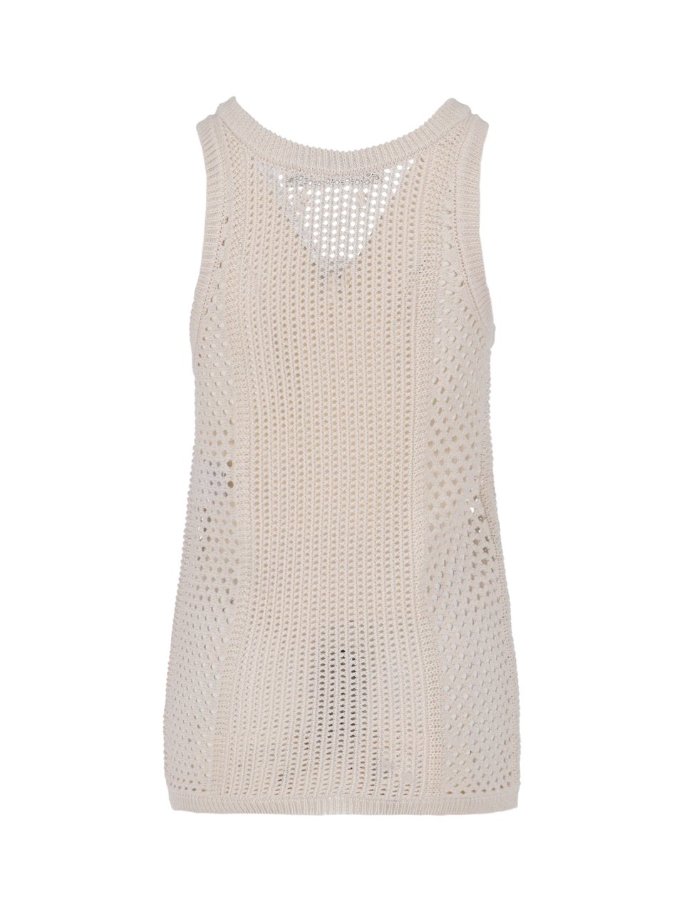Golden Goose Crisp White Top With Classic Silhouette And Smooth Texture Neutraal