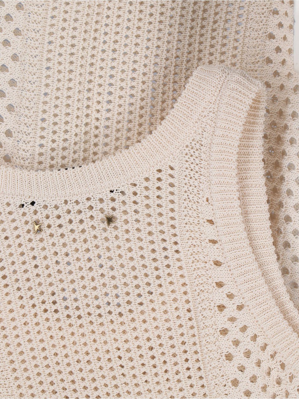 Golden Goose Crisp White Top With Classic Silhouette And Smooth Texture Neutraal