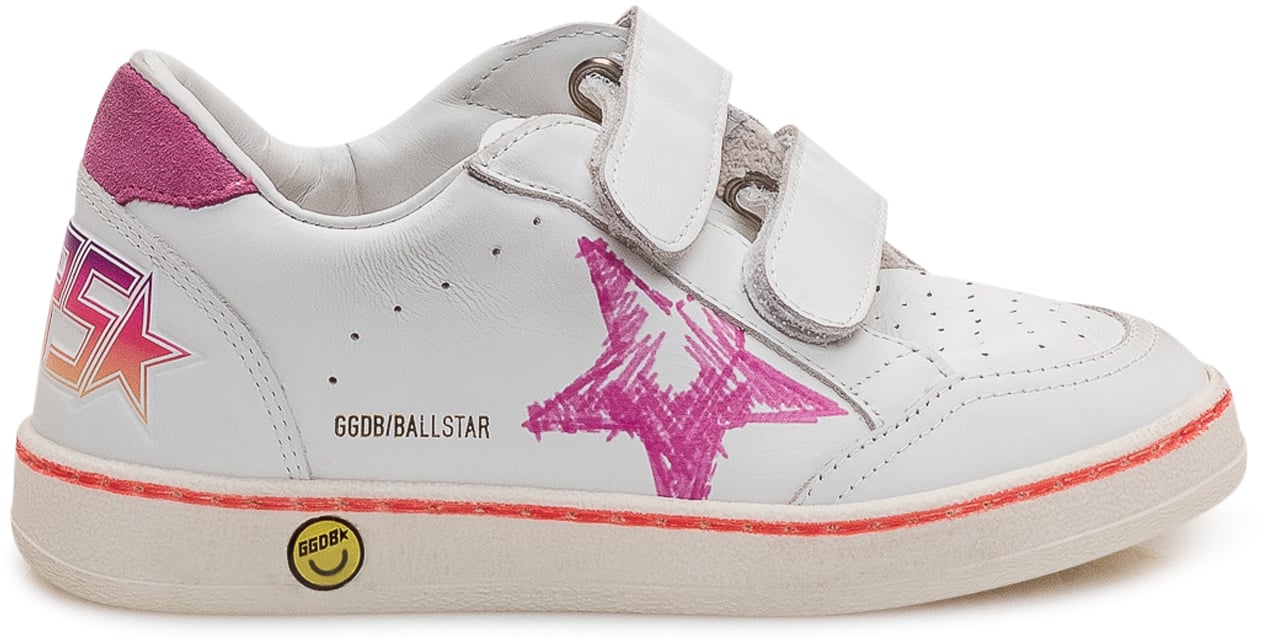 Golden Goose Sneakers Con Chiusura A Strappo Wit