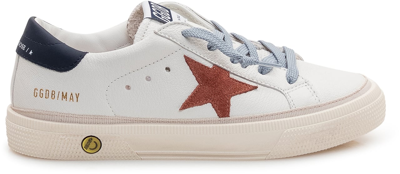 Golden Goose May Nappa Upper Suede Wit