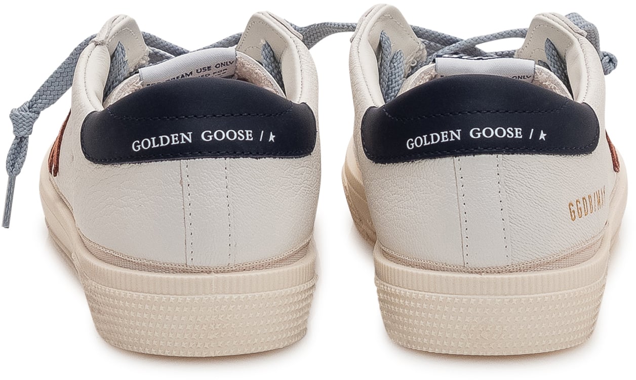 Golden Goose May Nappa Upper Suede Wit