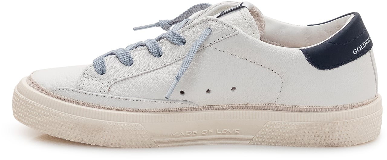 Golden Goose May Nappa Upper Suede Wit