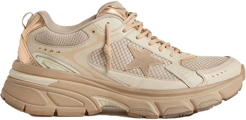 Golden Goose lightstar en cuir Beige
