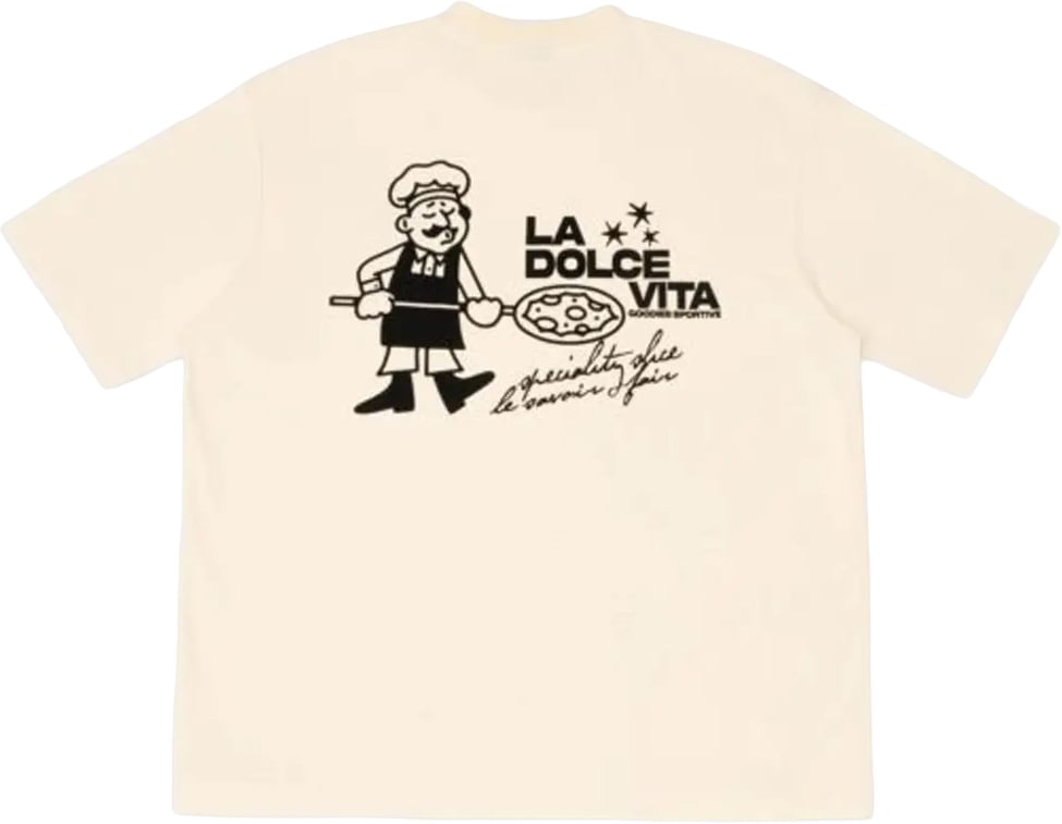 Goodies Sportive Goodies Sportive - Dolce vita tee - DVT26 - Butter Beige