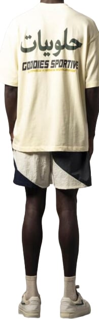 Goodies Sportive Goodies Sportive - Gummies known tee - GKT26 - Butter Beige