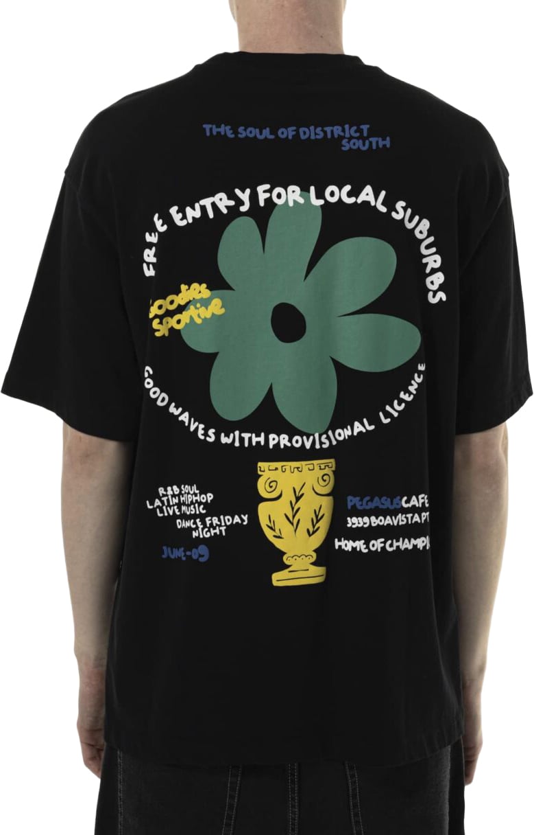 Goodies Sportive Local Suburbs T-Shirt Zwart Zwart