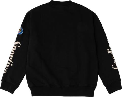 Goodies Sportive - Multipatches premium crewneck - MPPC26 - Black Zwart