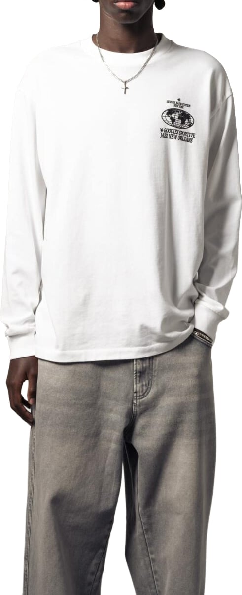 Goodies Sportive Radio Station Longsleeve Wit Wit
