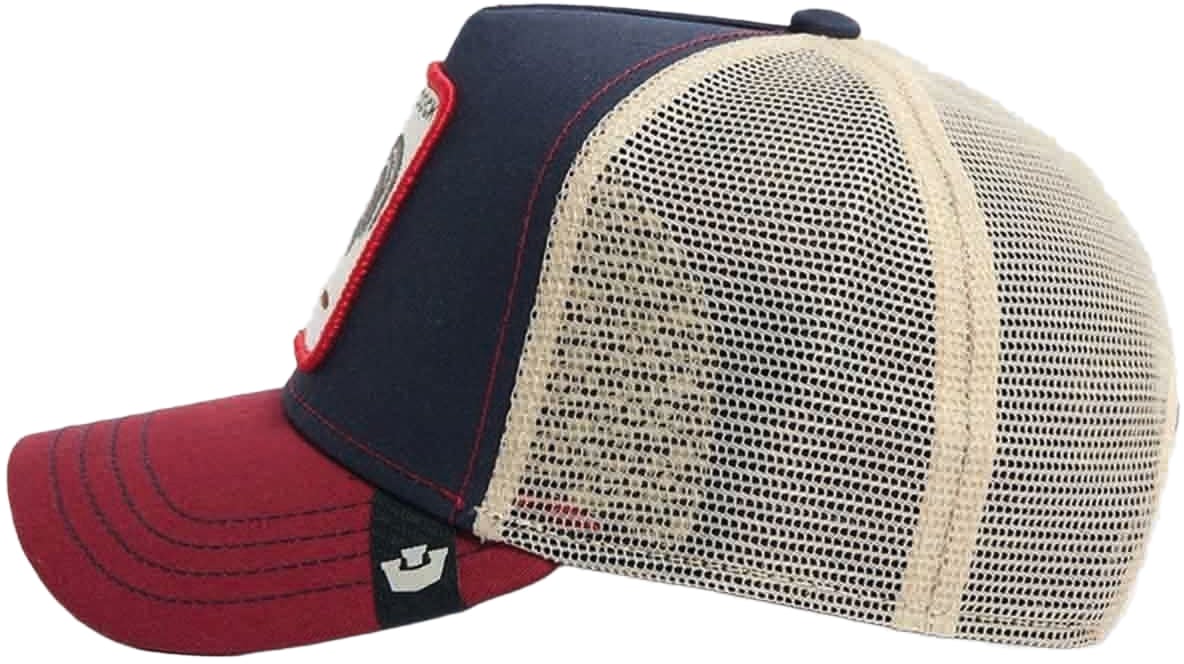 Goorin Bro's Goorin Rooster Trucker Cap Blauw/Rood Divers