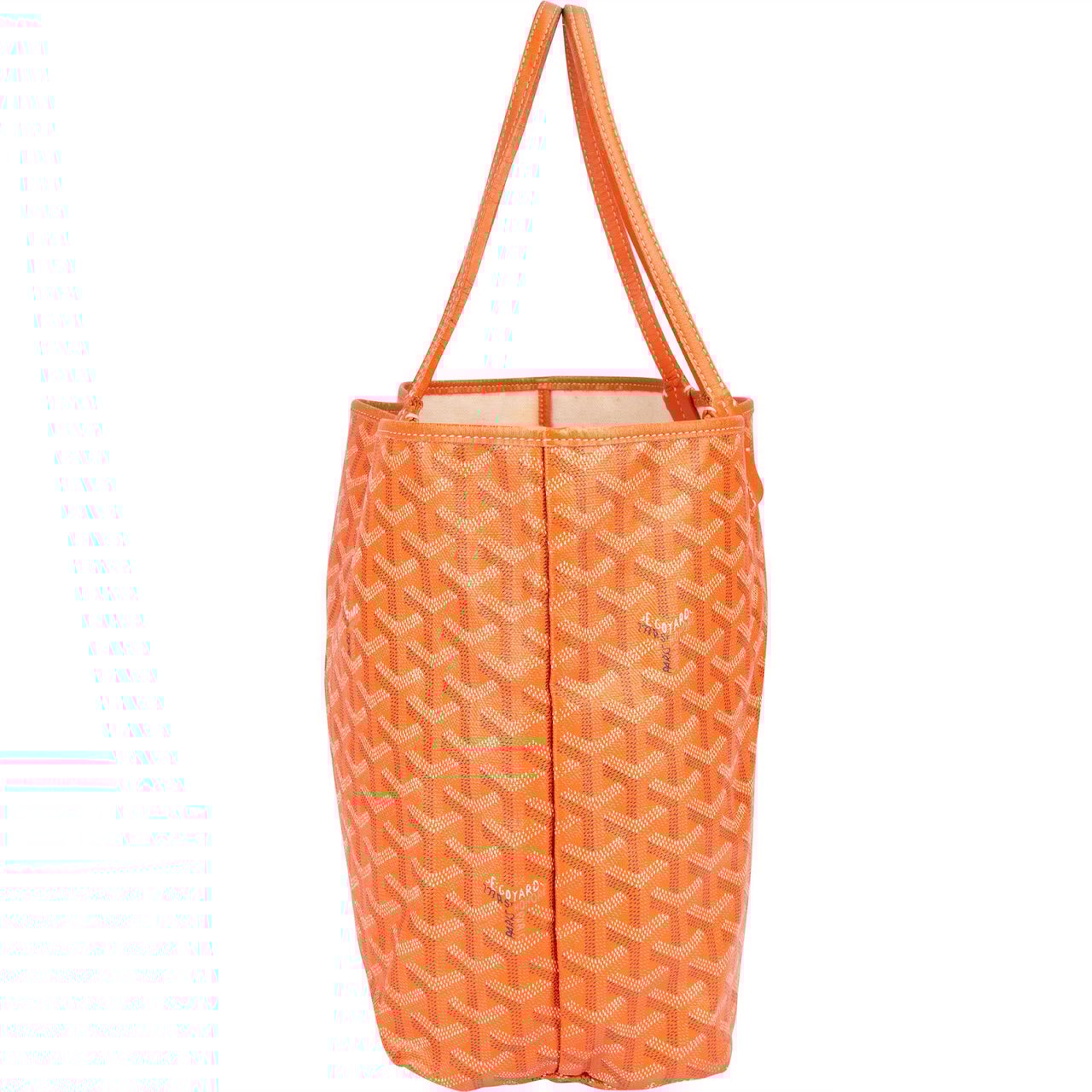 Goyard Goyard Goyardine Monogram Saint Louis PM Shoulder Bag Oranje