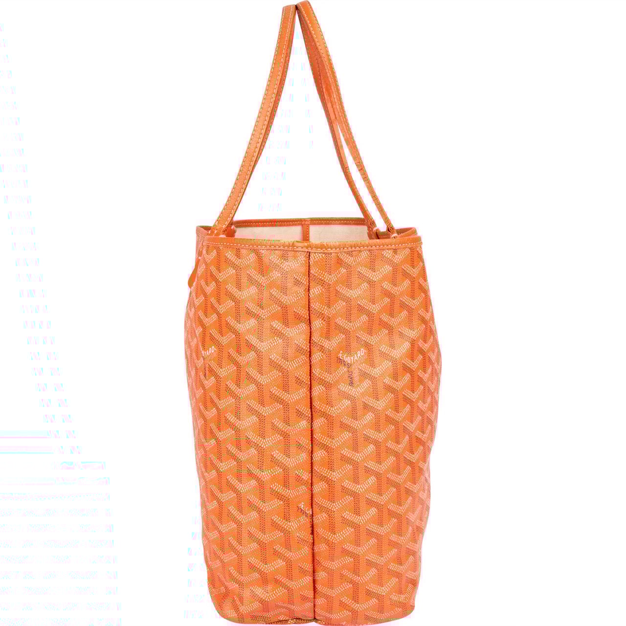Goyard Goyard Goyardine Monogram Saint Louis PM Shoulder Bag Oranje