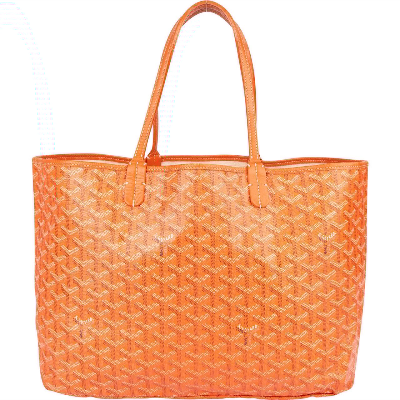 Goyard Goyard Goyardine Monogram Saint Louis PM Shoulder Bag Oranje