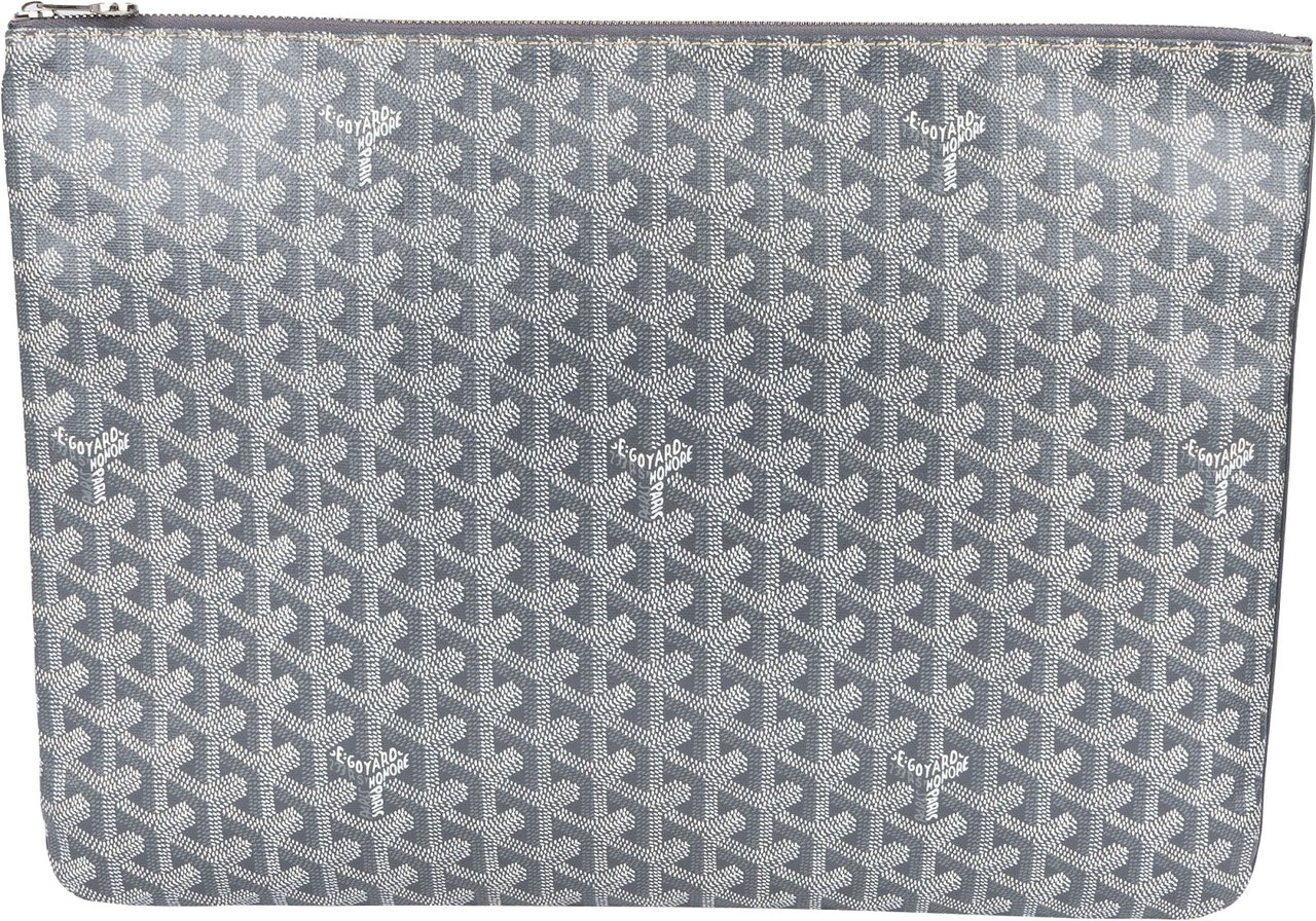 Goyard Goyard Goyardine Monogram Senat GM Clutch Donkergrijs