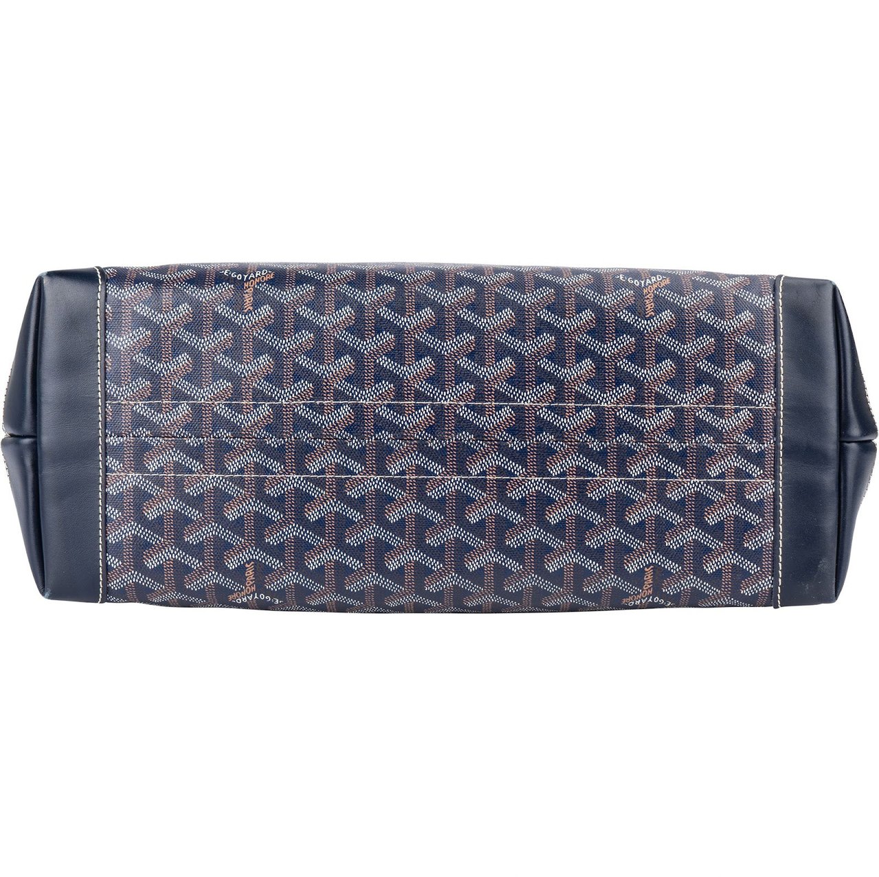 Goyard Goyard Goyardine Monogram Bellechasse PM Shoulder Bag Blauw