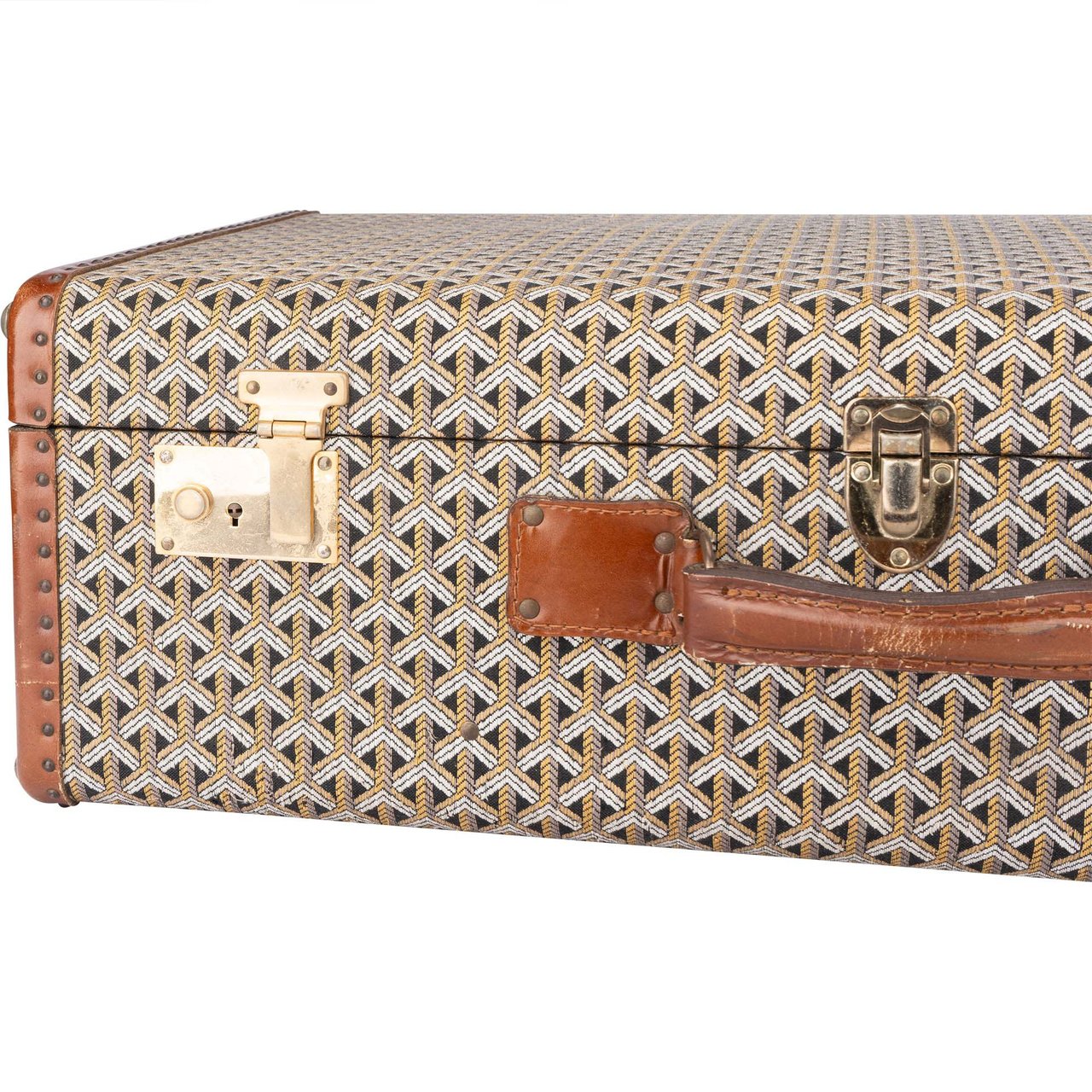Goyard Goyard Goyardine Monogram Suitcase Koffer Trunk 70 Divers