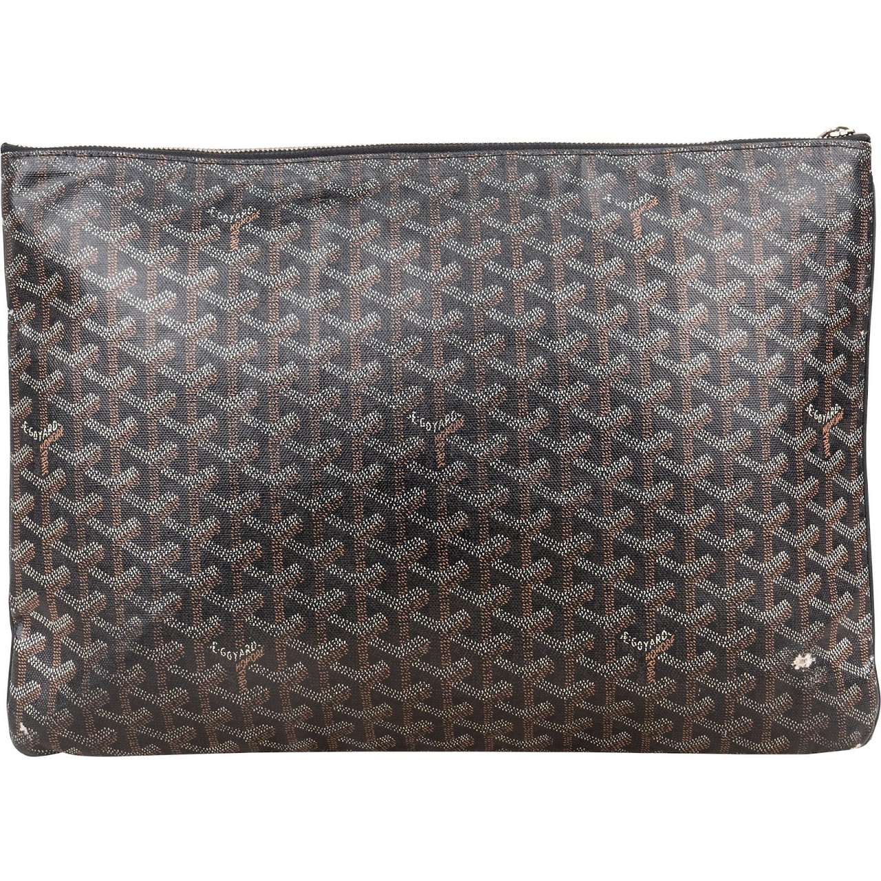 Goyard Goyard Goyardine Monogram Senat GM Clutch Zwart