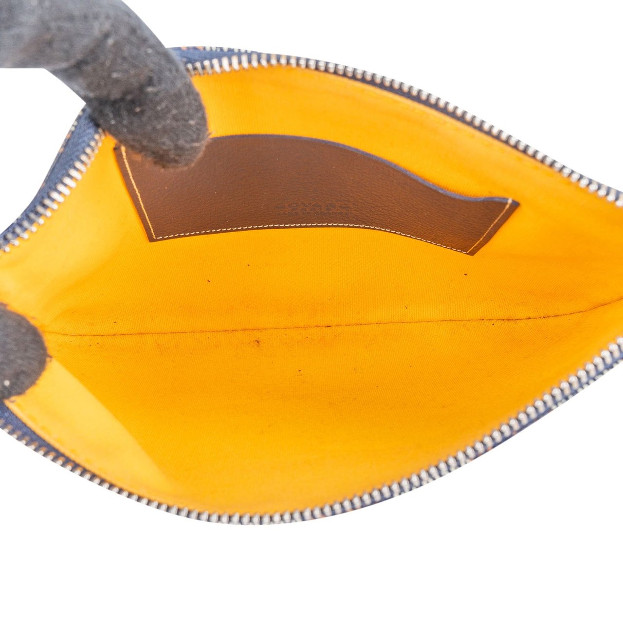 Goyard Goyard Monogram Goyardine Canvas Senat PM Clutch Blauw