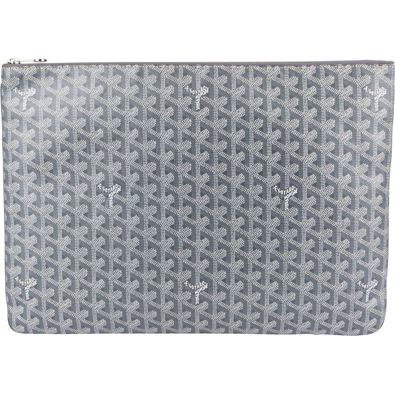 Goyard Goyard Goyardine Monogram Senat GM Clutch Donkergrijs