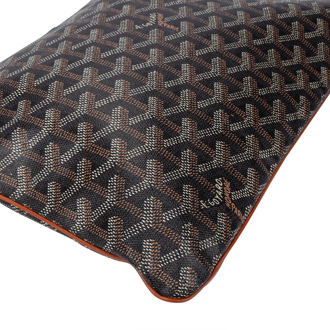 Goyard Goyard Noir Goyardine Monogram Clutch Divers