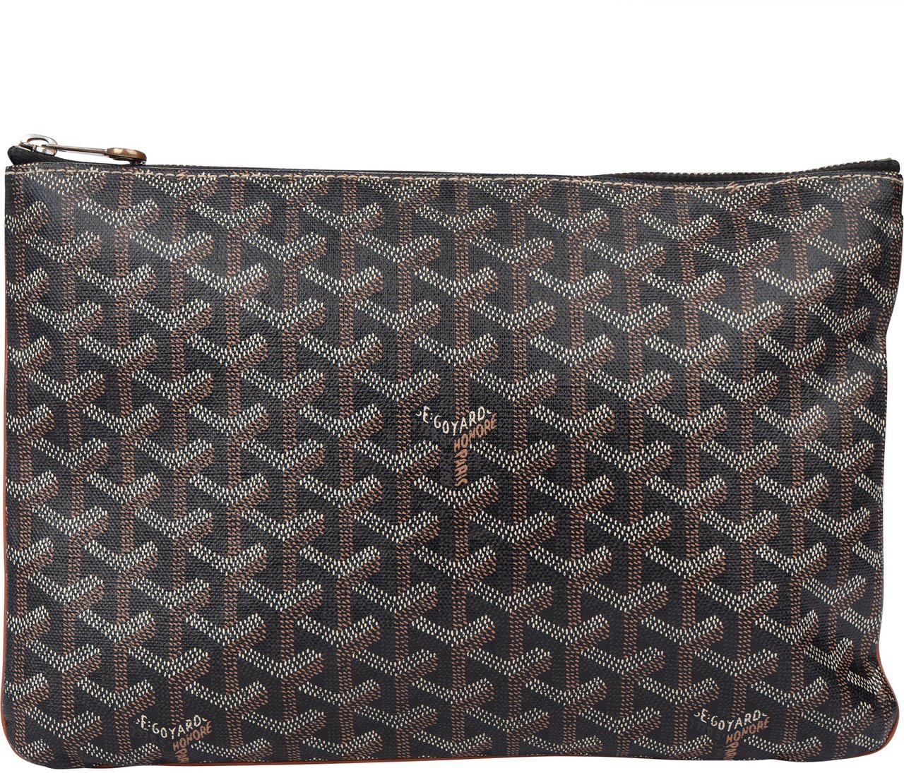 Goyard Goyard Noir Goyardine Monogram Clutch Divers