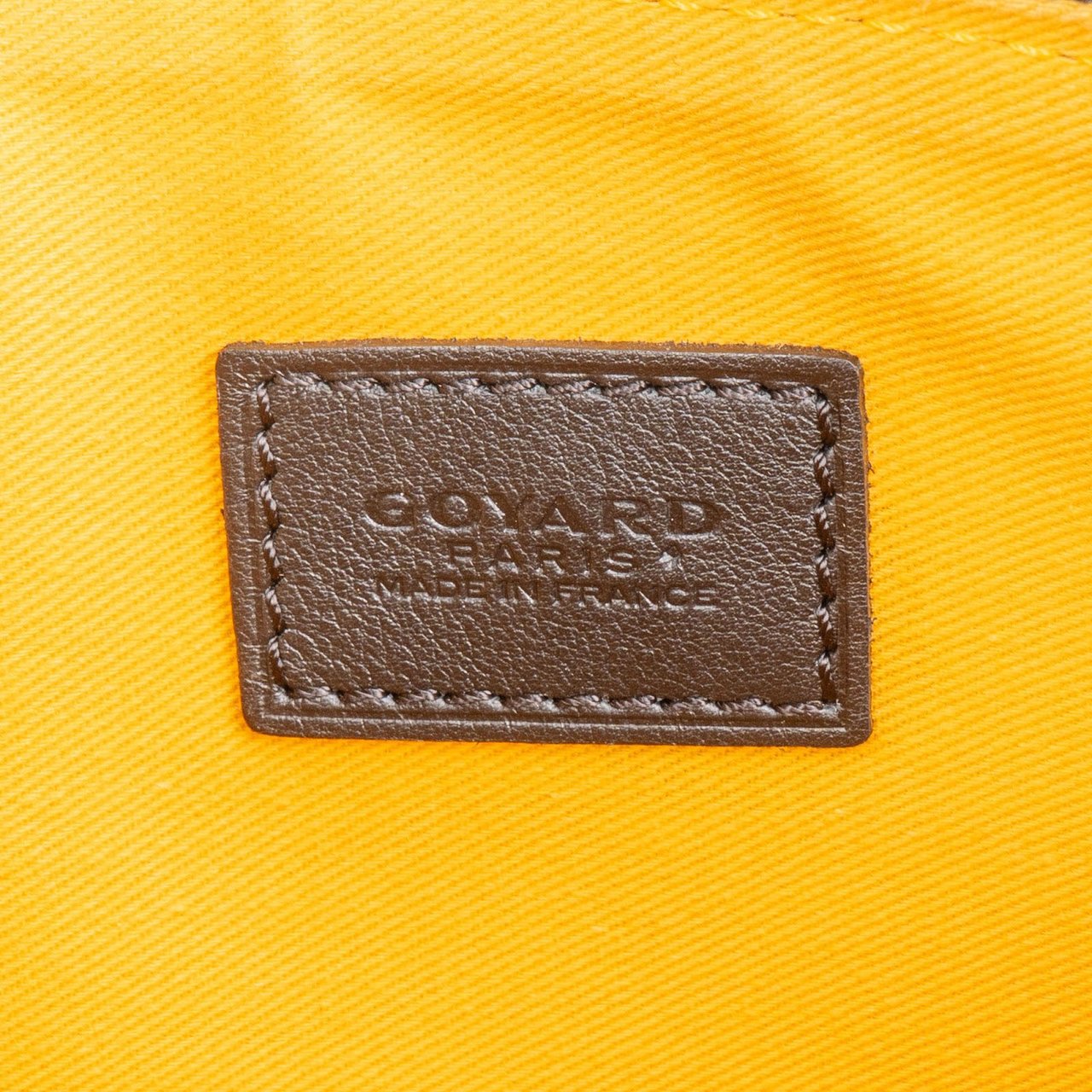 Goyard Goyard Goyardine Monogram Sénat MM Clutch Zwart