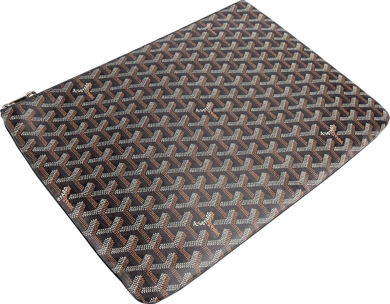 Goyard Monogram Goyardine Canvas Senat MM Clutch Zwart