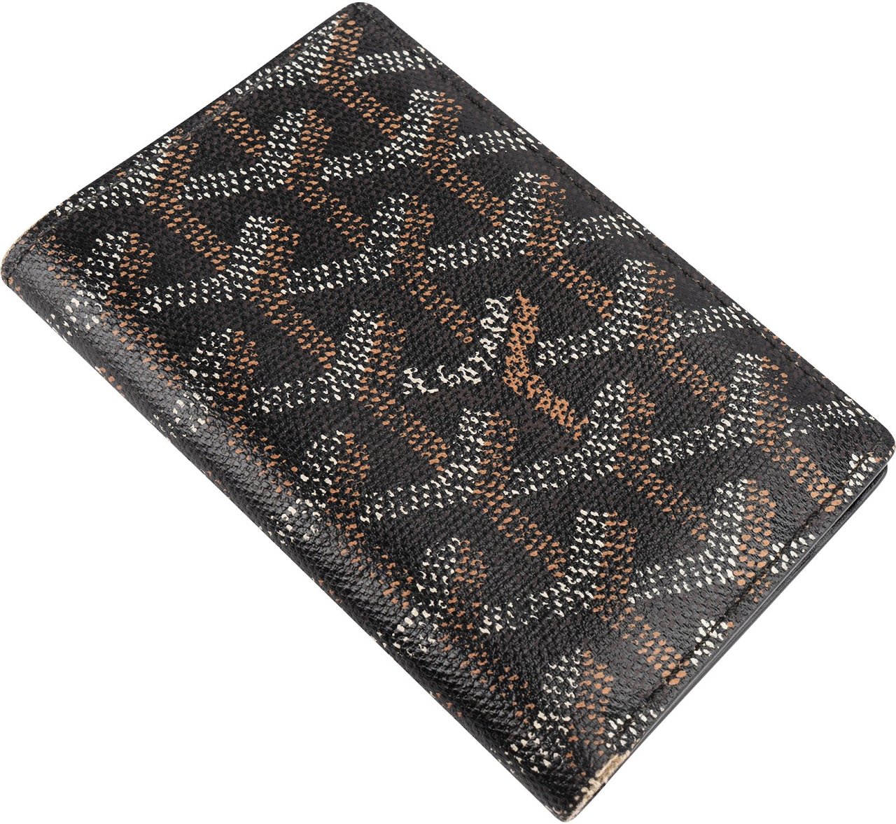 Goyard Monogram Goyardine Cardholder Wallet Zwart