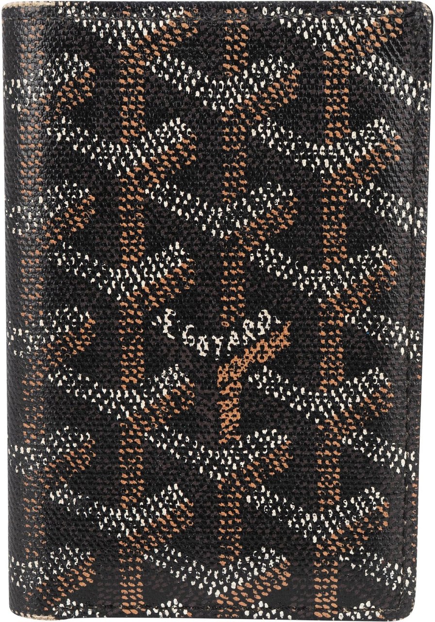 Goyard Monogram Goyardine Cardholder Wallet Zwart
