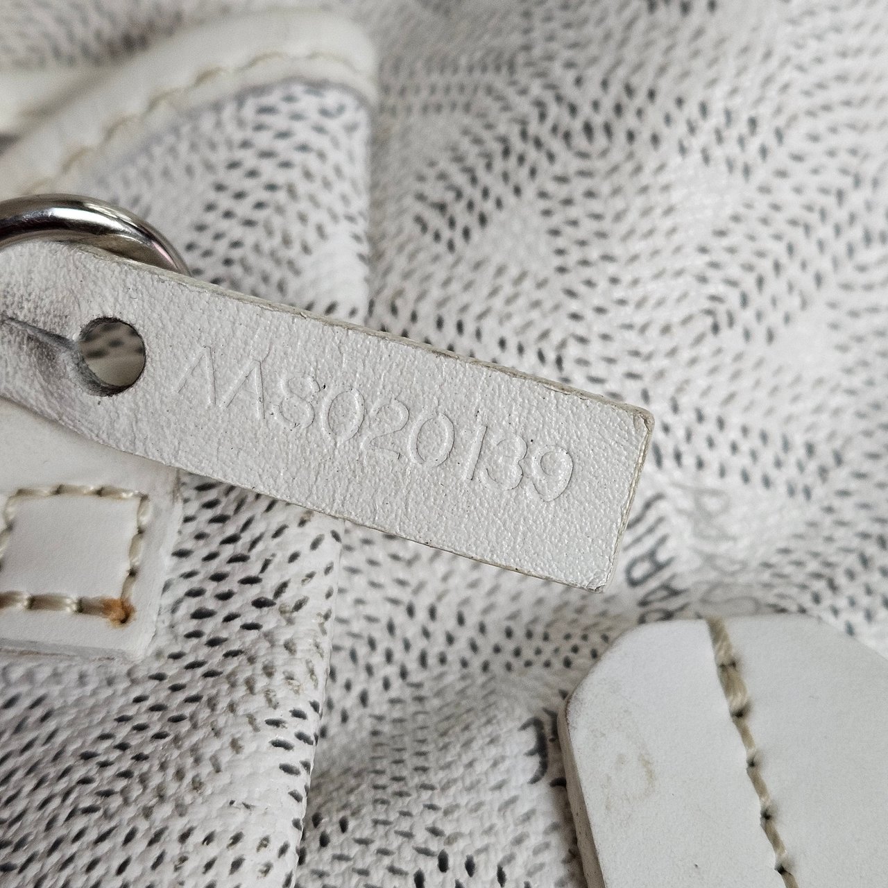 Goyard Goyard White Goyardine Monogram Saint Louis PM Handbag Divers