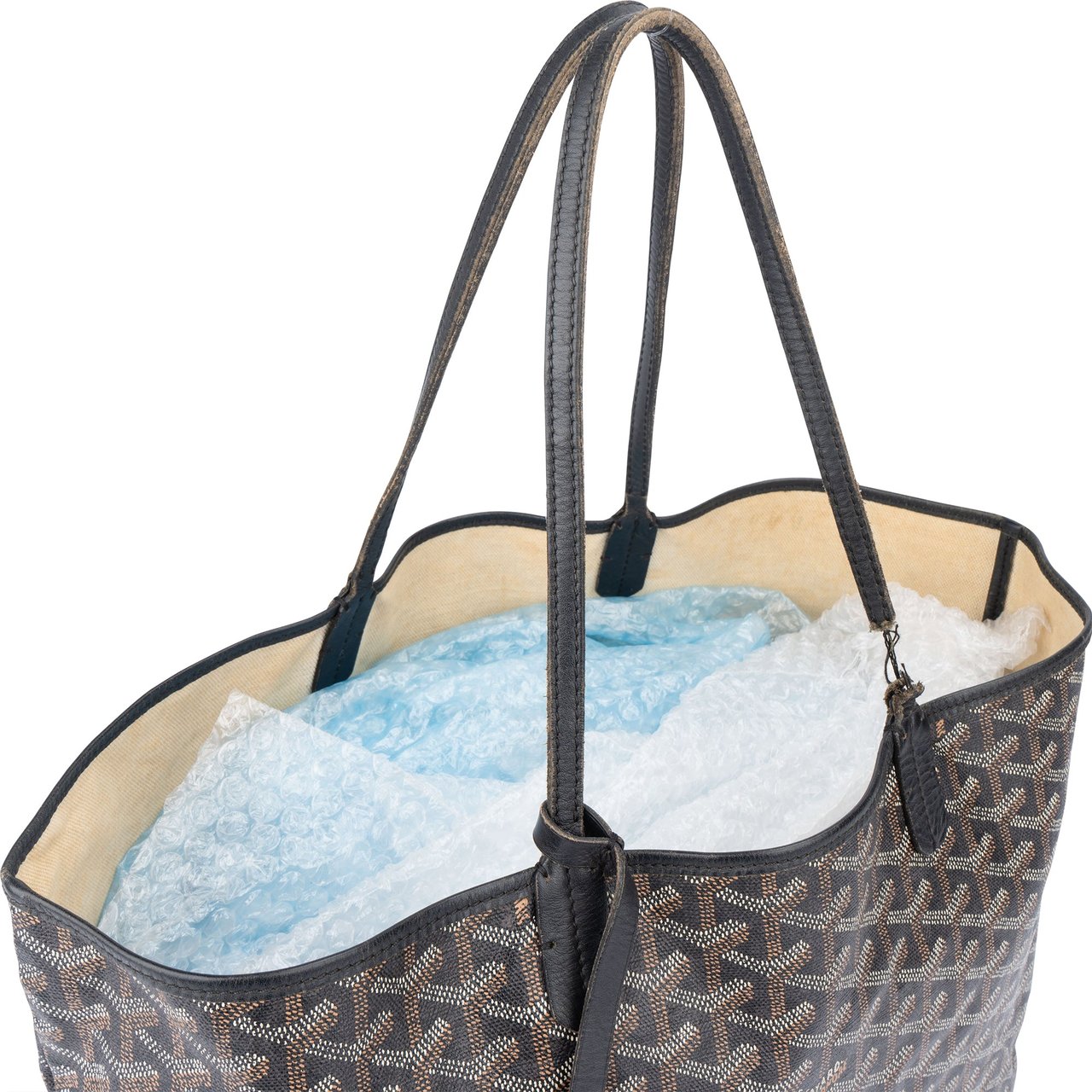 Goyard Goyard Goyardine Monogram Saint Louis PM Handbag Divers