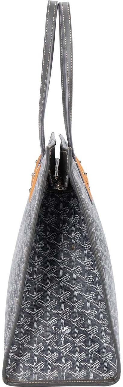 Goyard Monogram Goyardine Marquises Tote Shoulder Bag Grijs