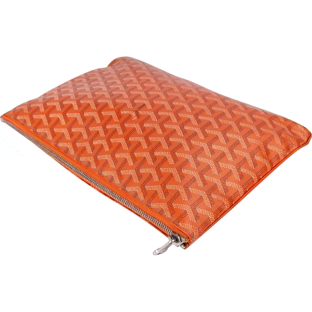 Goyard Goyard Orange Goyardine Clutch Oranje